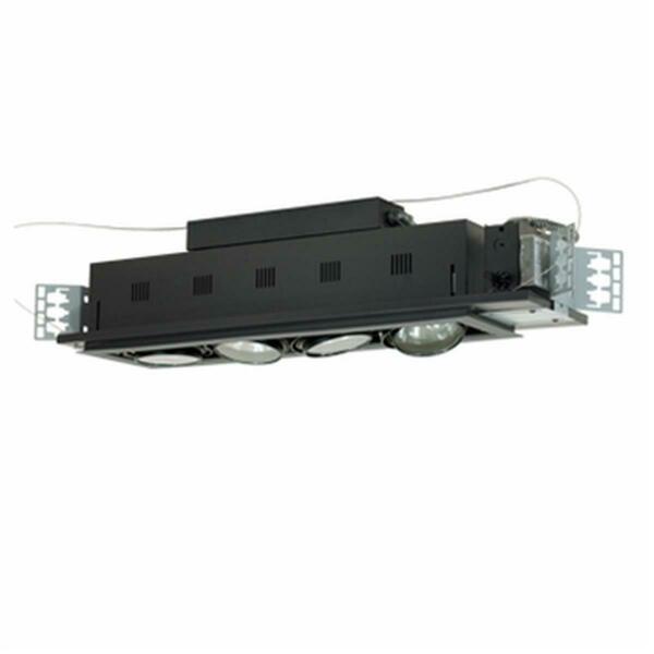 Jesco Lighting Group 4 - Light Double Gimbal Linear Recessed Low Voltage Fixture MGA175-4ESB